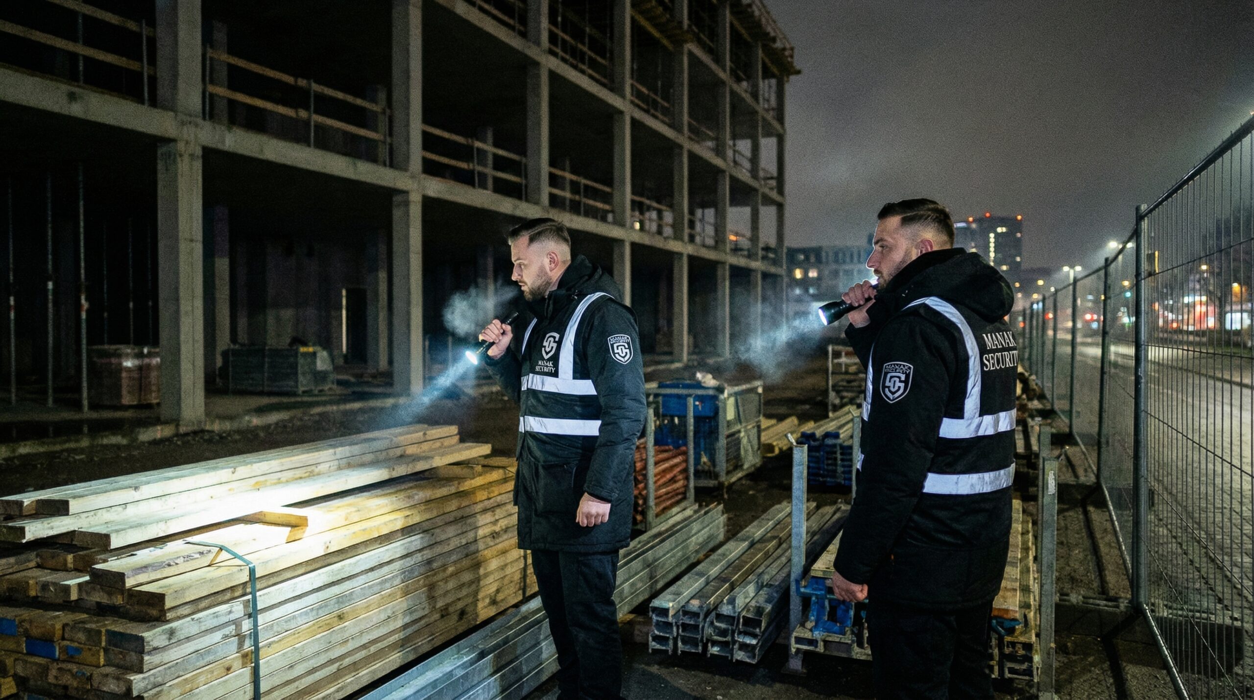 Bildliche darstellung eines Baustellen Rundgang von Manak Security & Solution GmbH