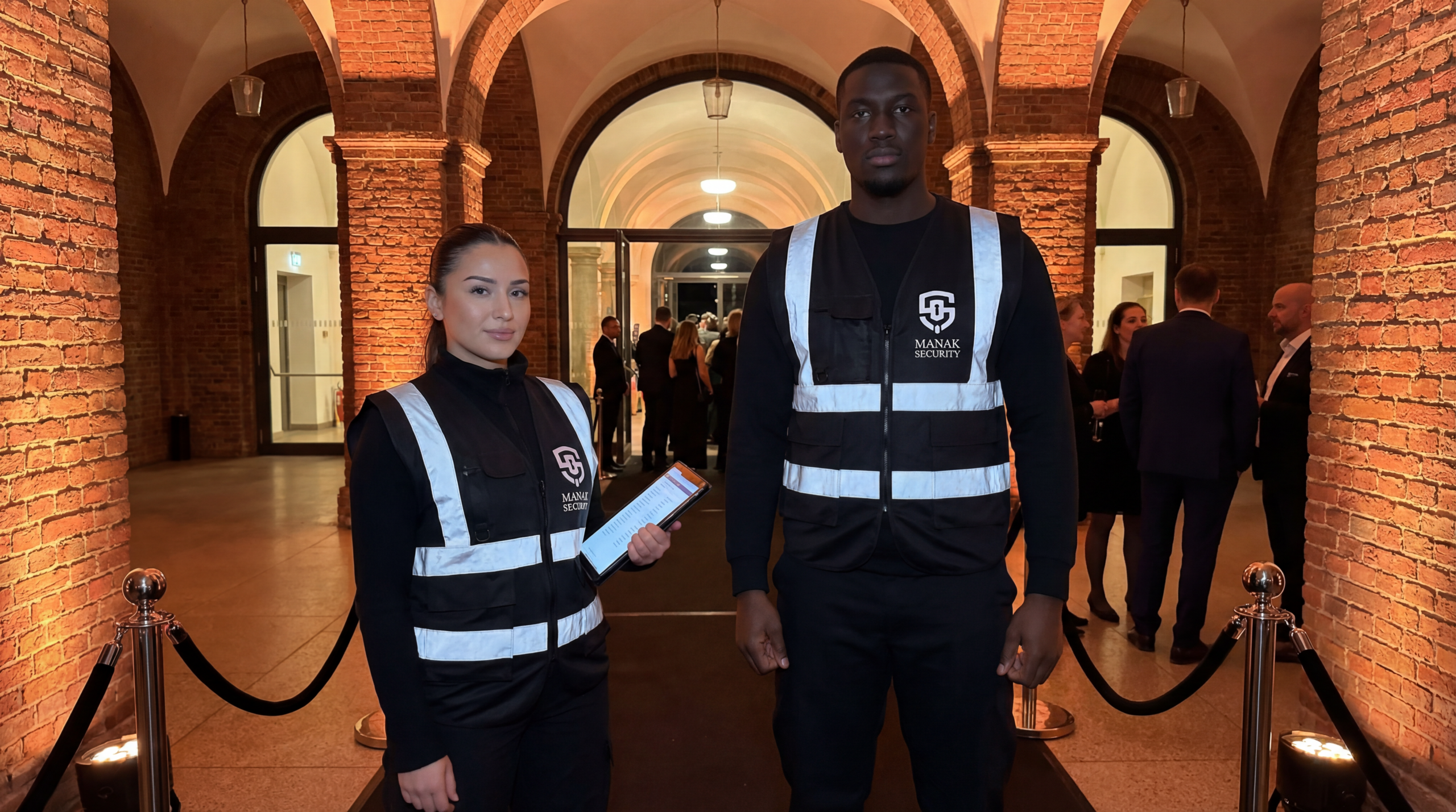 Bildliche darstellung der Doorman Dienstleistung von Manak Security & Solution GmbH