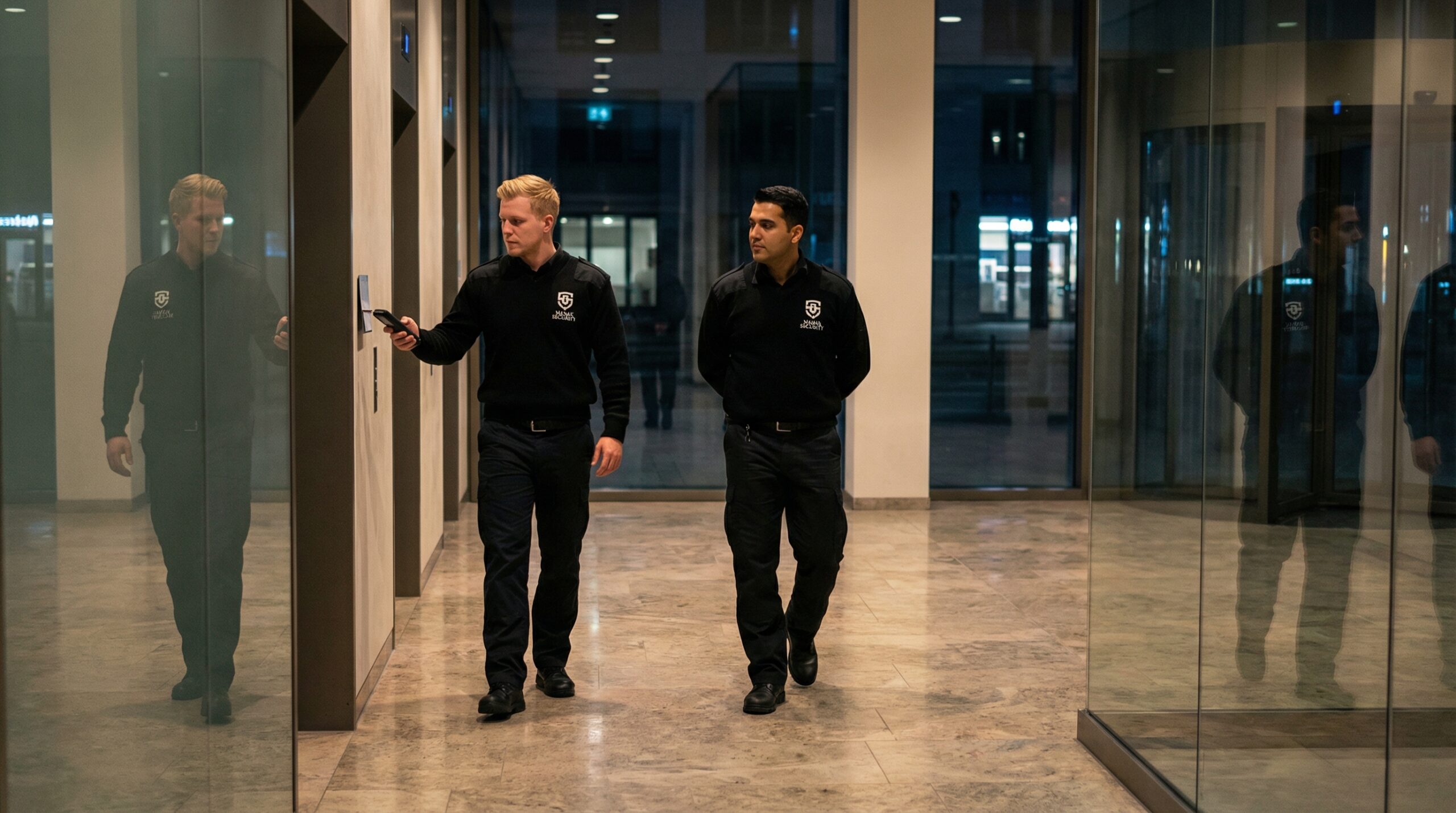 Bildliche darstellung eines Objektschutz Rundgang von Manak Security & Solution GmbH